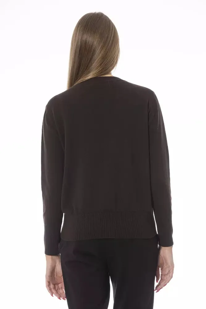 Brown Wool Women Sweater sold by Louxly product image thumbnail 3