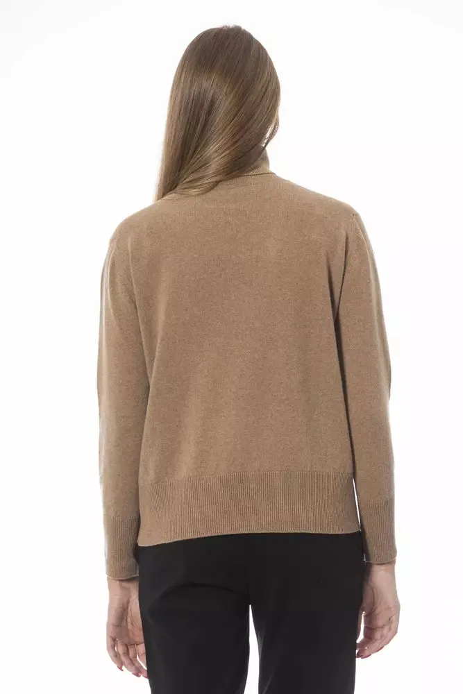 Beige Wool Women Sweater sold by Louxly product image thumbnail 3