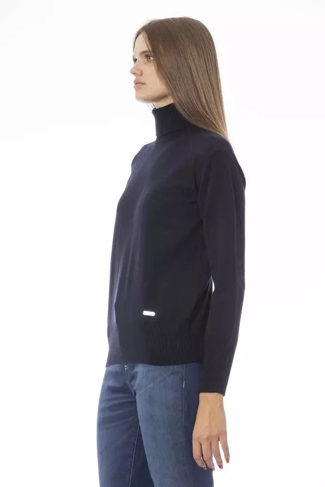 Blue Wool Women Sweater sold by Louxly product image thumbnail 2