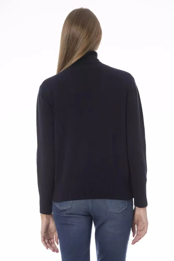 Blue Wool Women Sweater sold by Louxly product image thumbnail 3