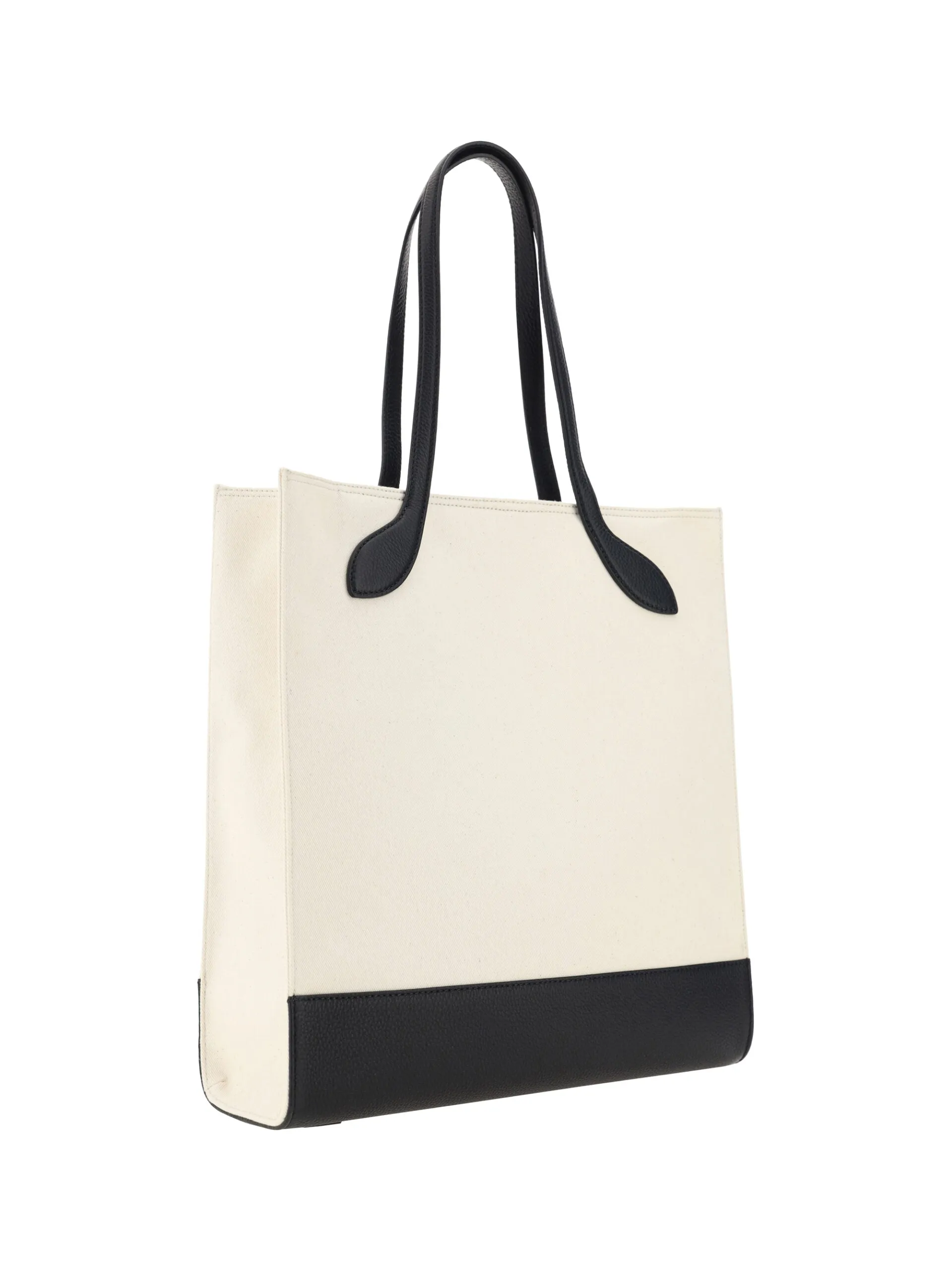 Chic Monochrome Leather Tote Bag sold by Louxly product image thumbnail 3