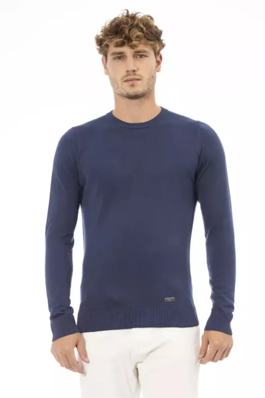 Blue Modal Men Sweater sold by Louxly