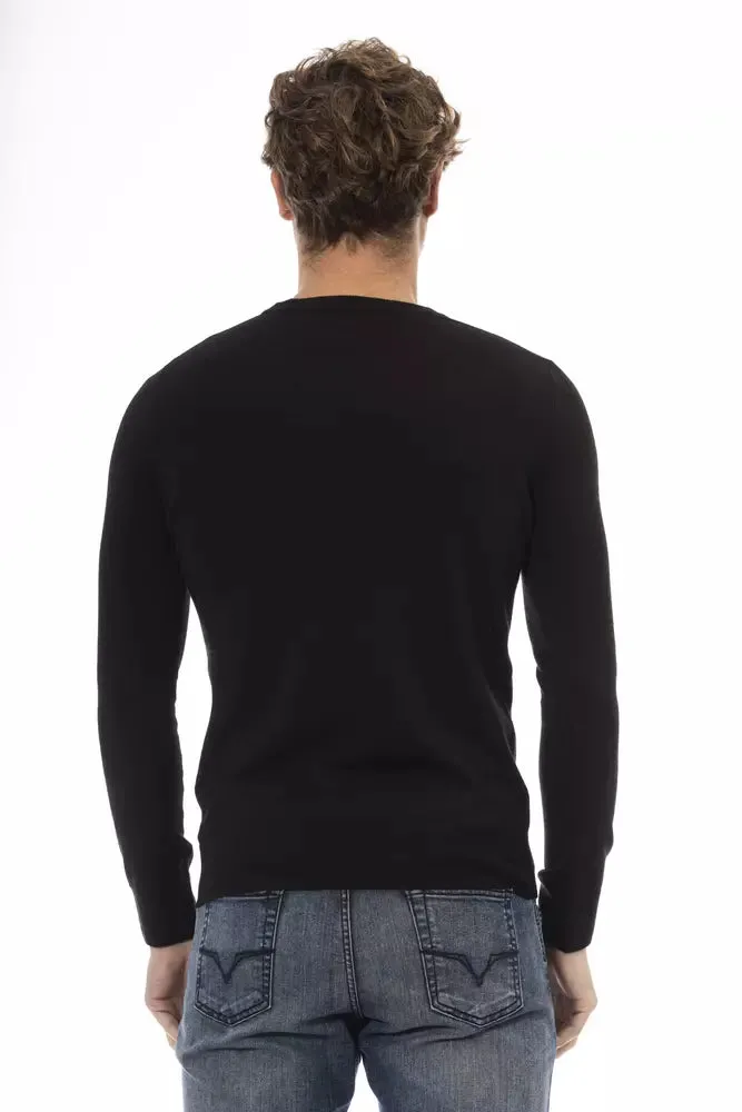 Black Wool Men Sweater sold by Louxly product image thumbnail 3