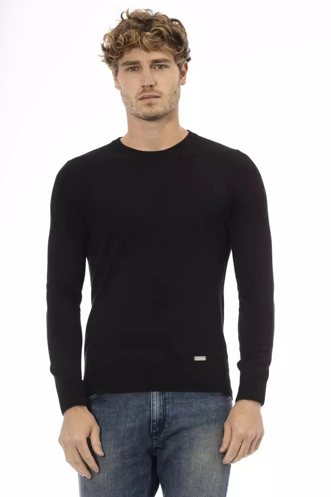 Black Wool Men Sweater sold by Louxly