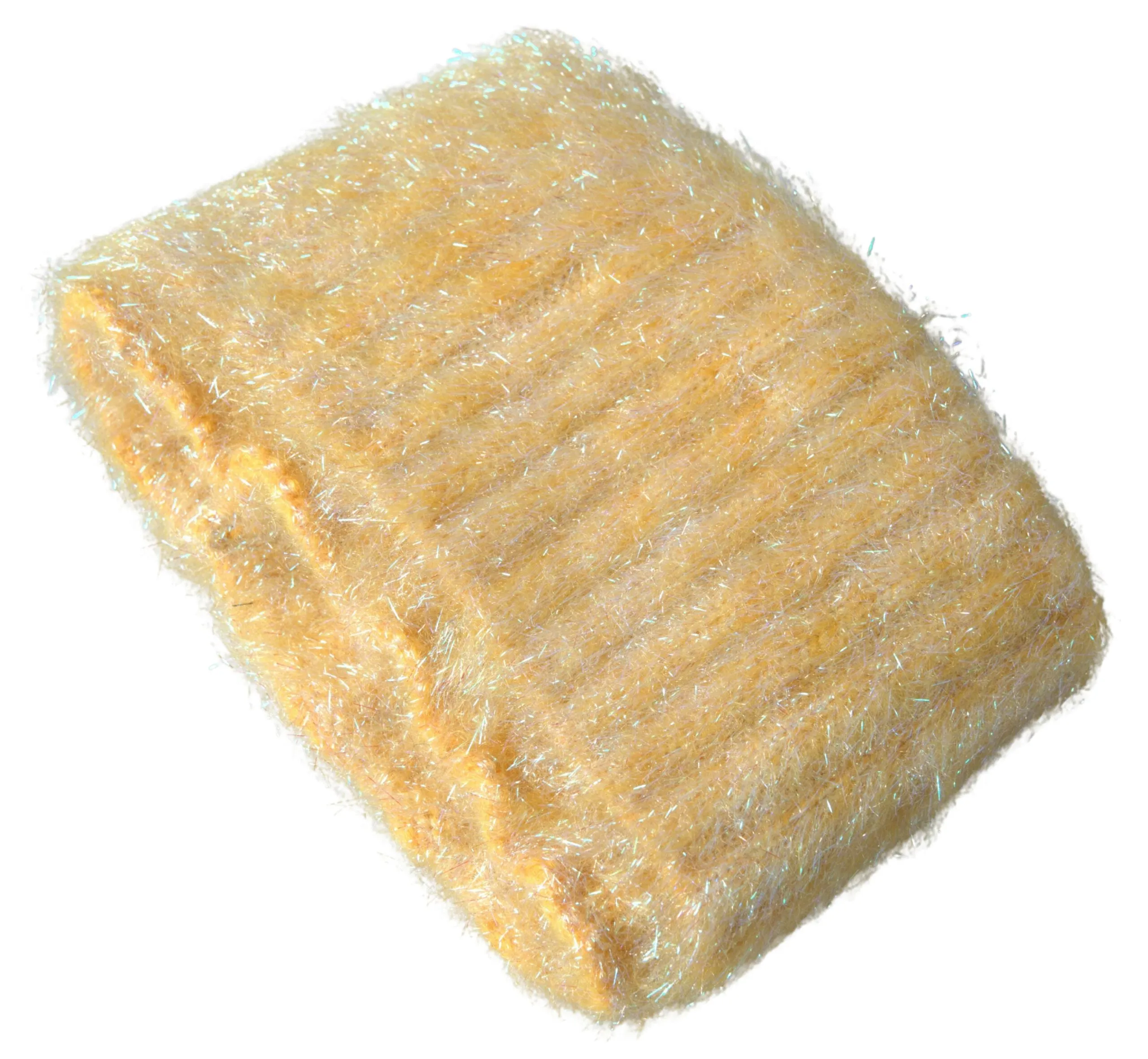 Exquisite Yellow Silk Blend Scarf sold by Louxly product image thumbnail 3