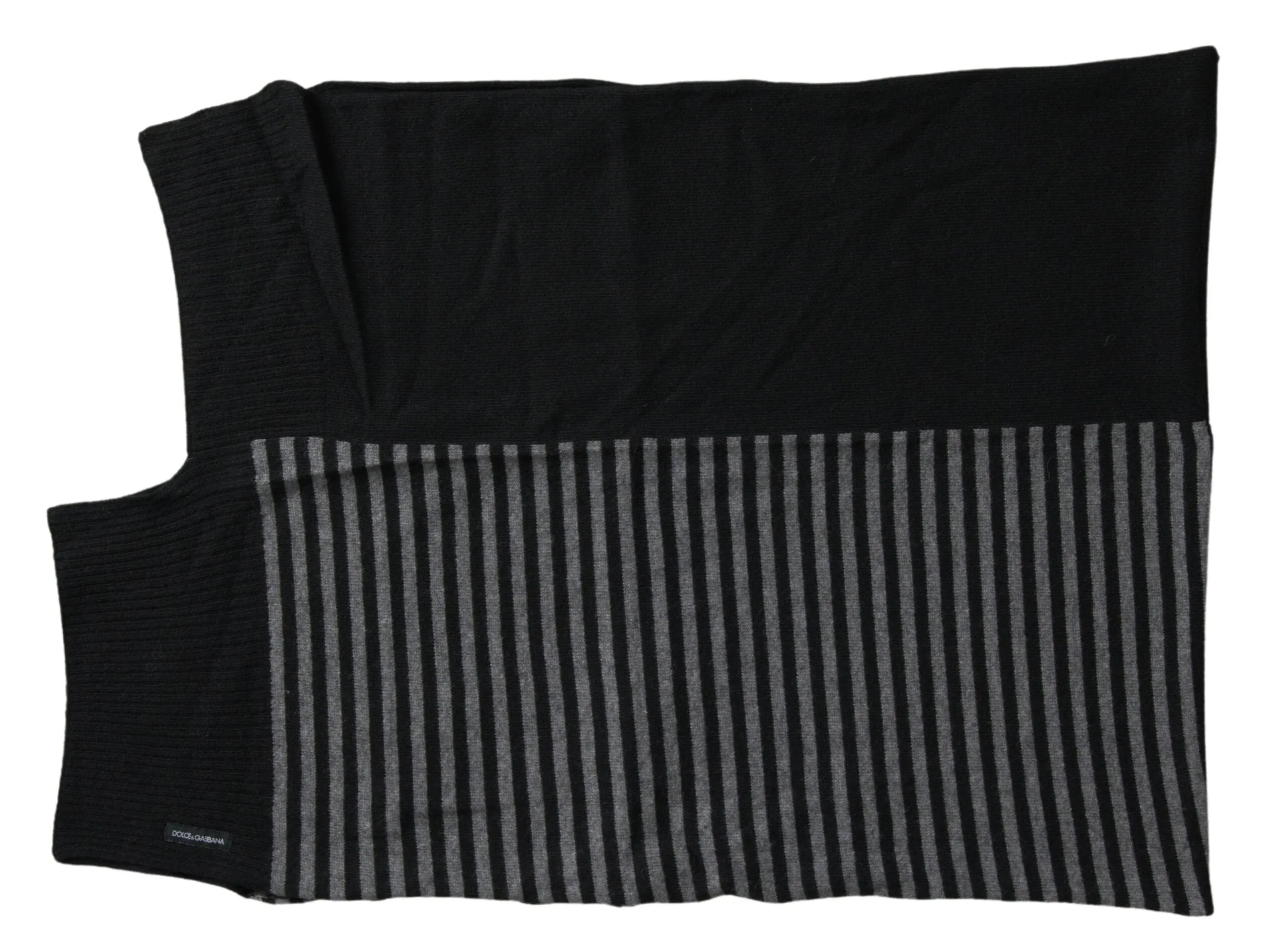 Elegant Striped Wool Blend Men's Scarf sold by Louxly product image thumbnail 3