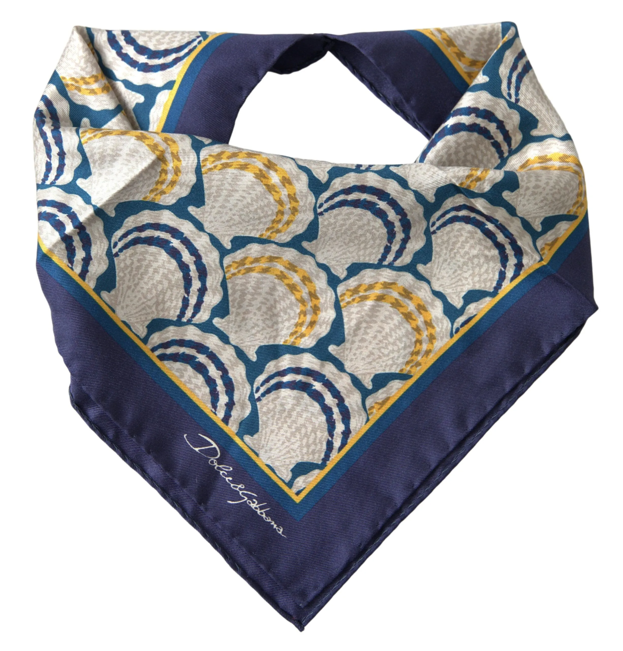 Elegant Multicolor Silk Men's Square Scarf sold by Louxly product image thumbnail 2