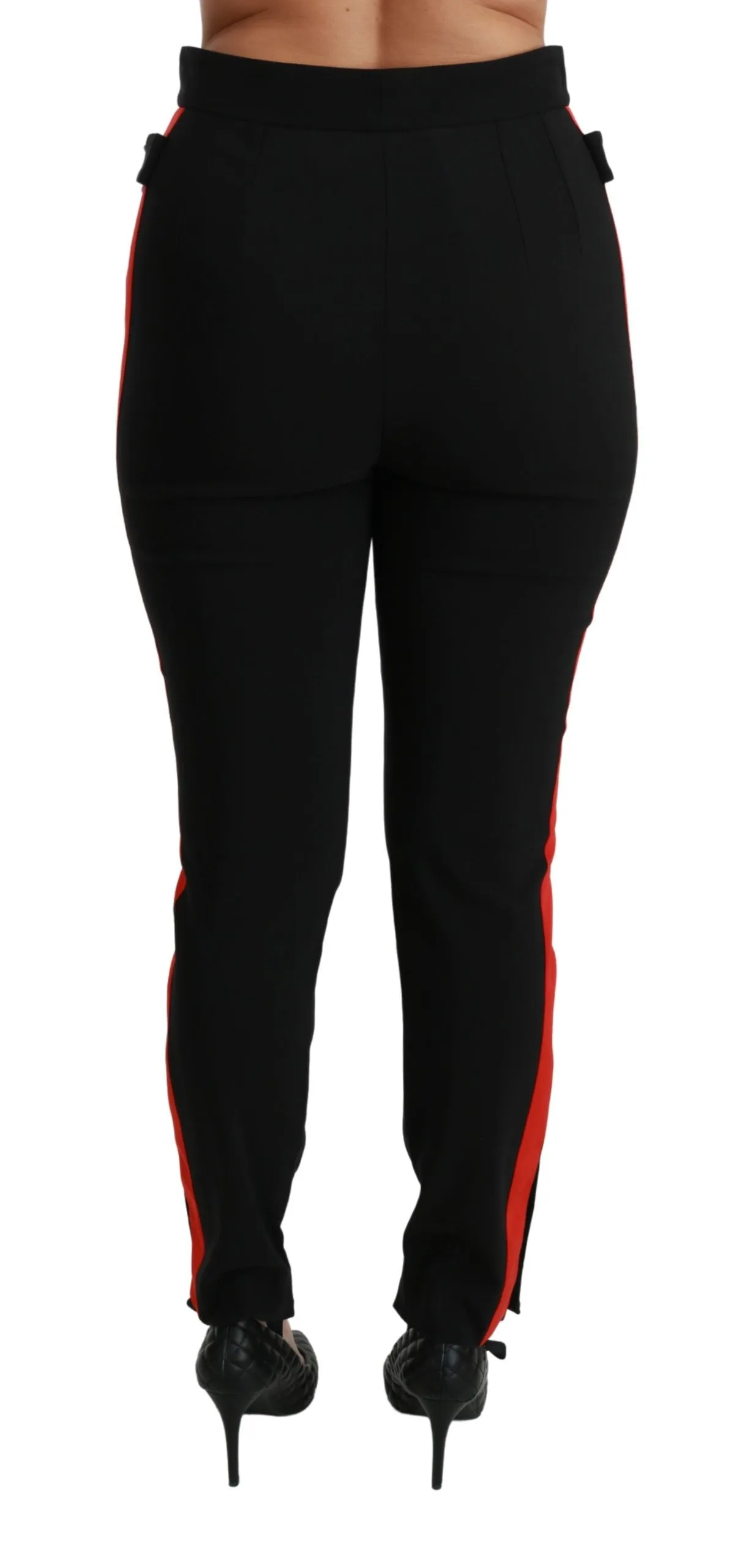 Chic High Waist Skinny Pants in Black sold by Louxly product image thumbnail 5