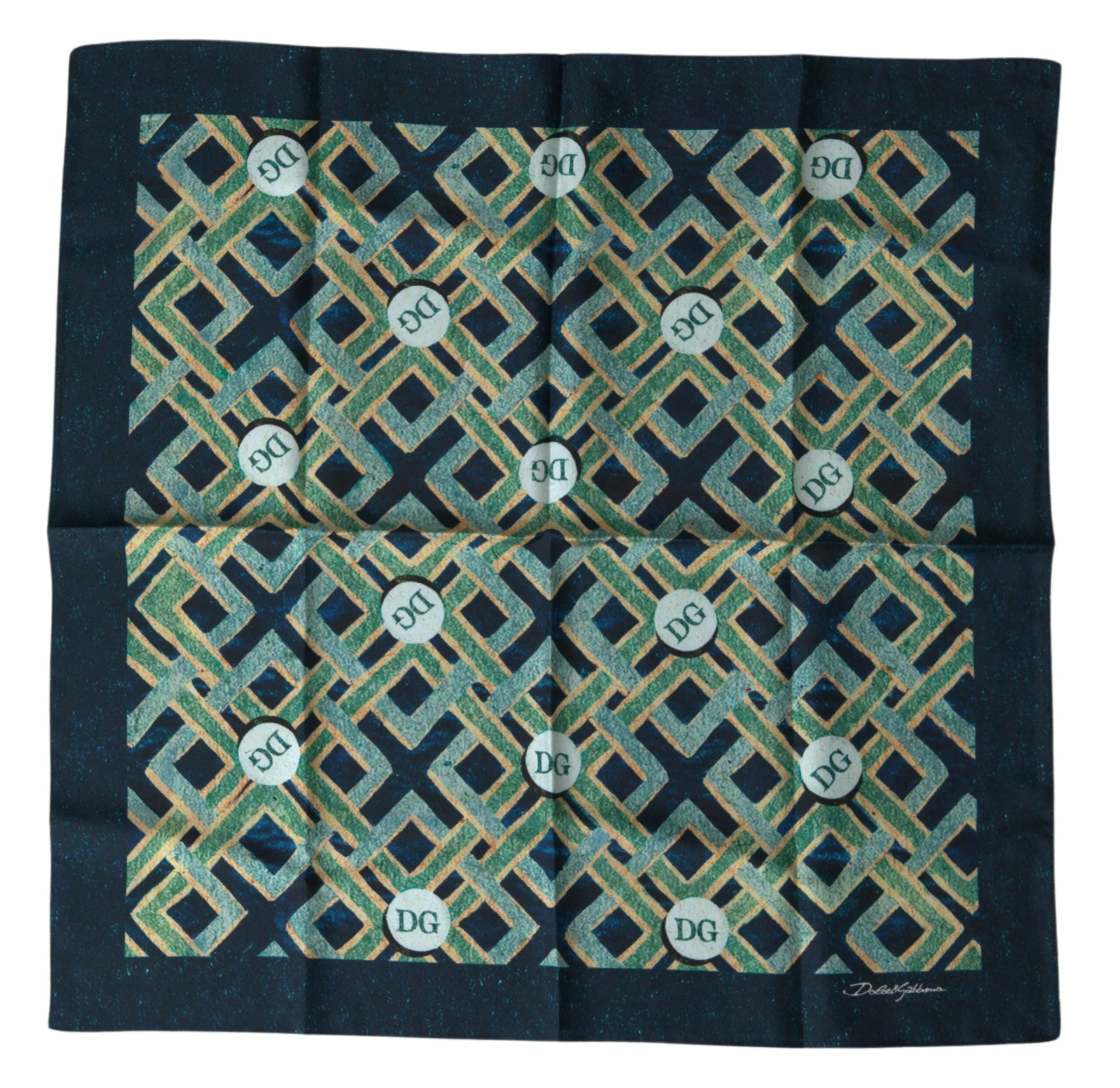 Elegant Multicolor Silk Square Scarf sold by Louxly