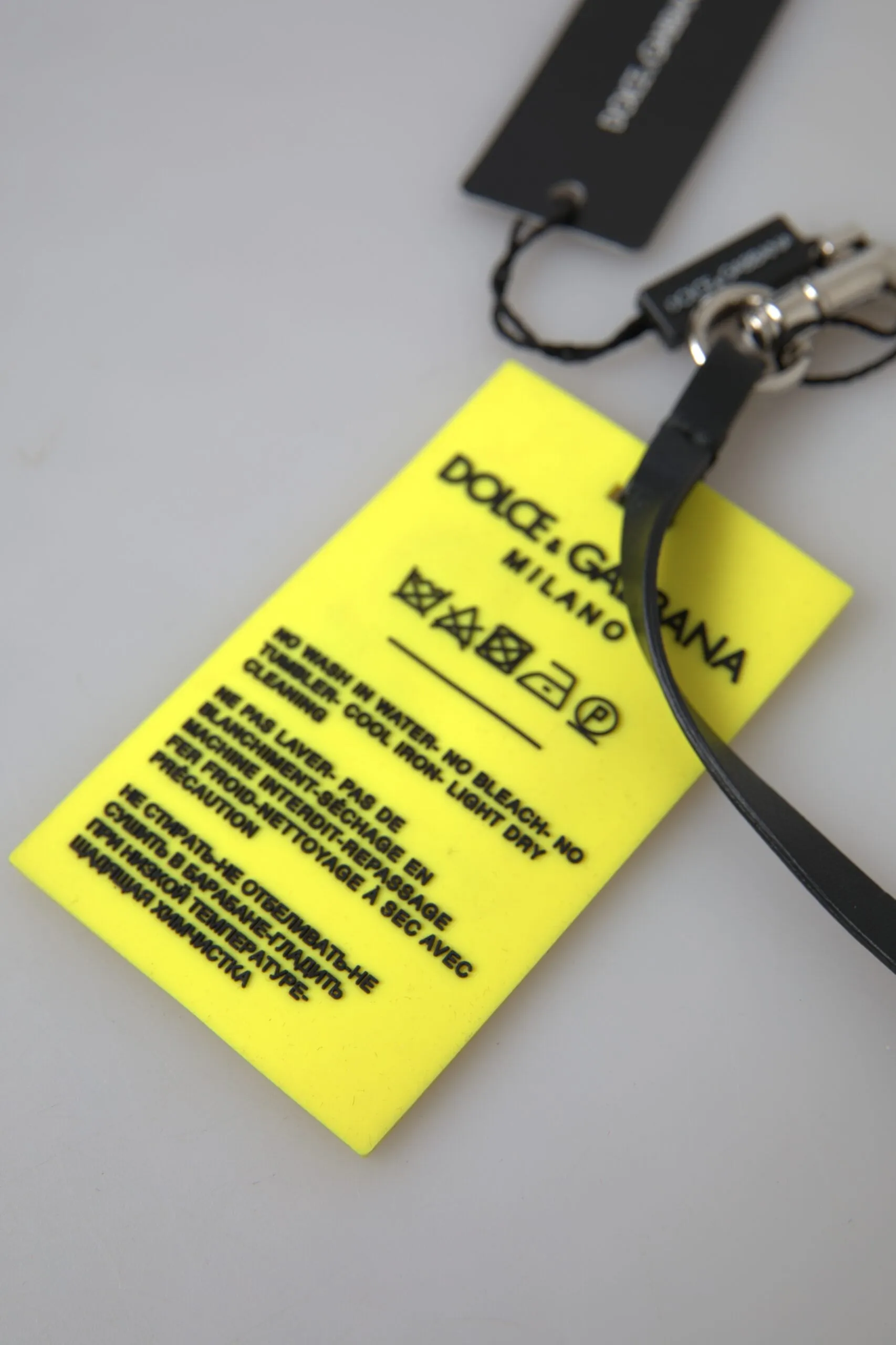 Chic Yellow Keyring with Logo Hardware sold by Louxly product image thumbnail 2