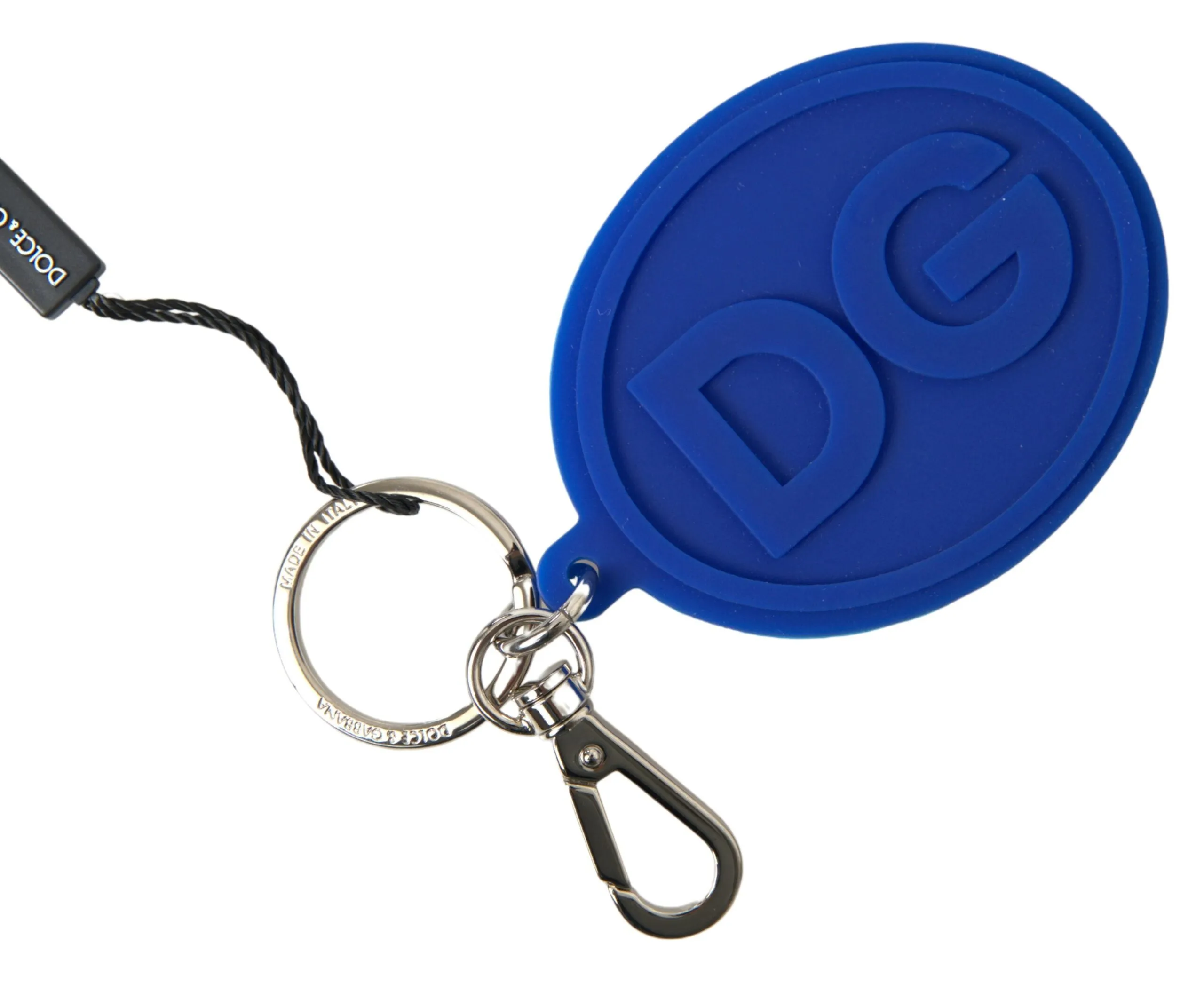 Chic Brass and Rubber Logo Keychain sold by Louxly product image thumbnail 2