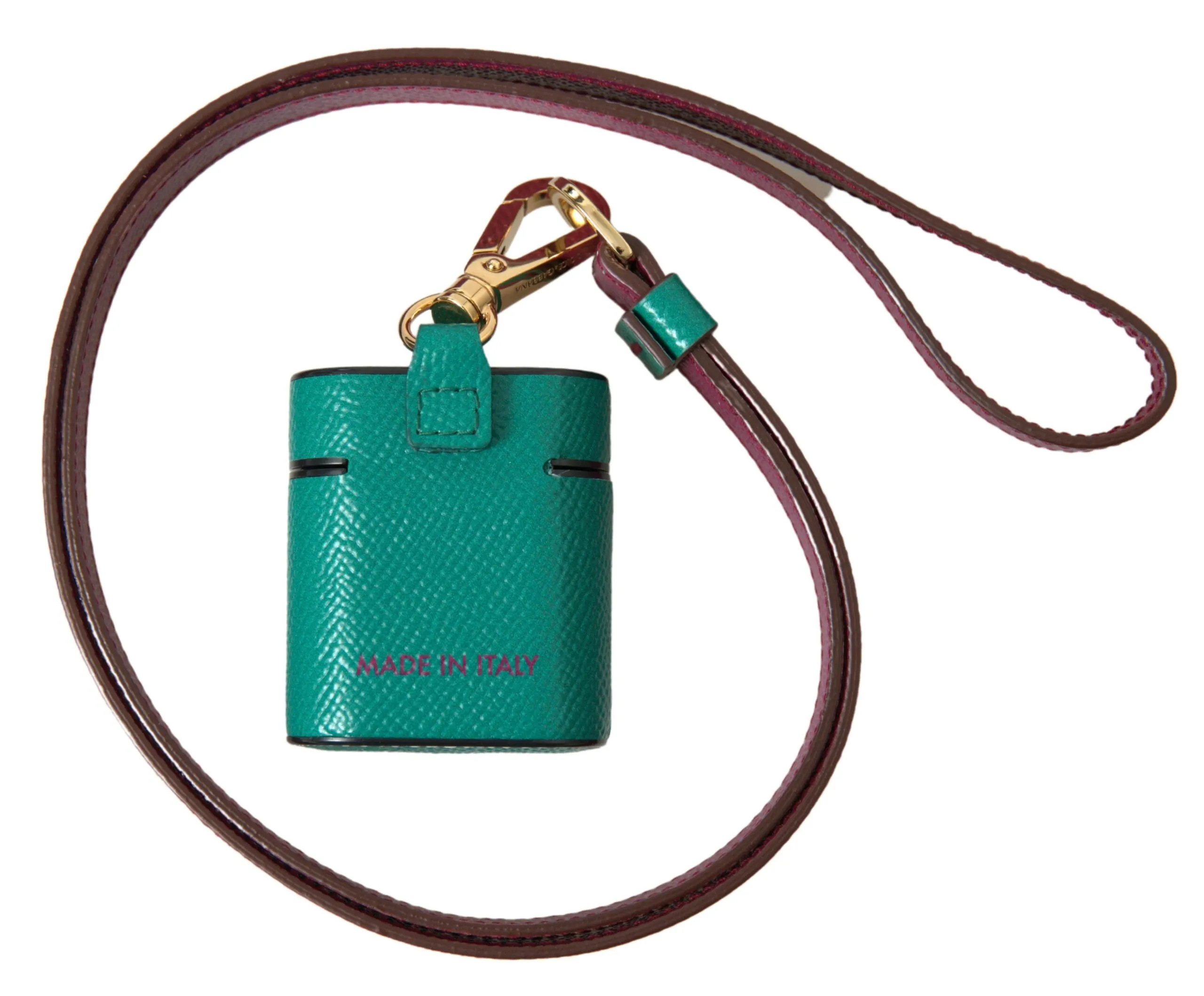 Elegant Leather Airpods Case in Green and Maroon sold by Louxly product image thumbnail 2
