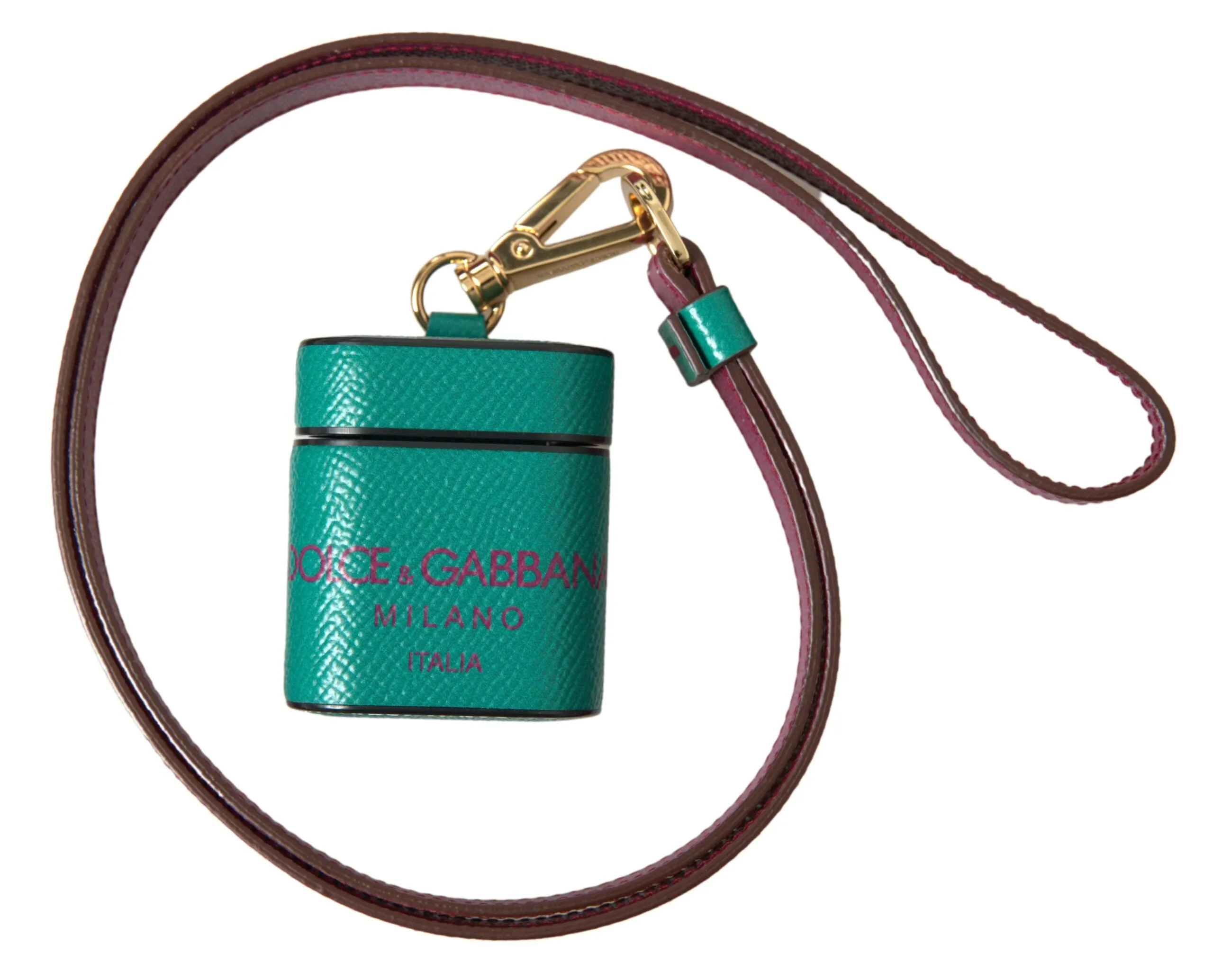 Elegant Leather Airpods Case in Green and Maroon sold by Louxly product image thumbnail 5