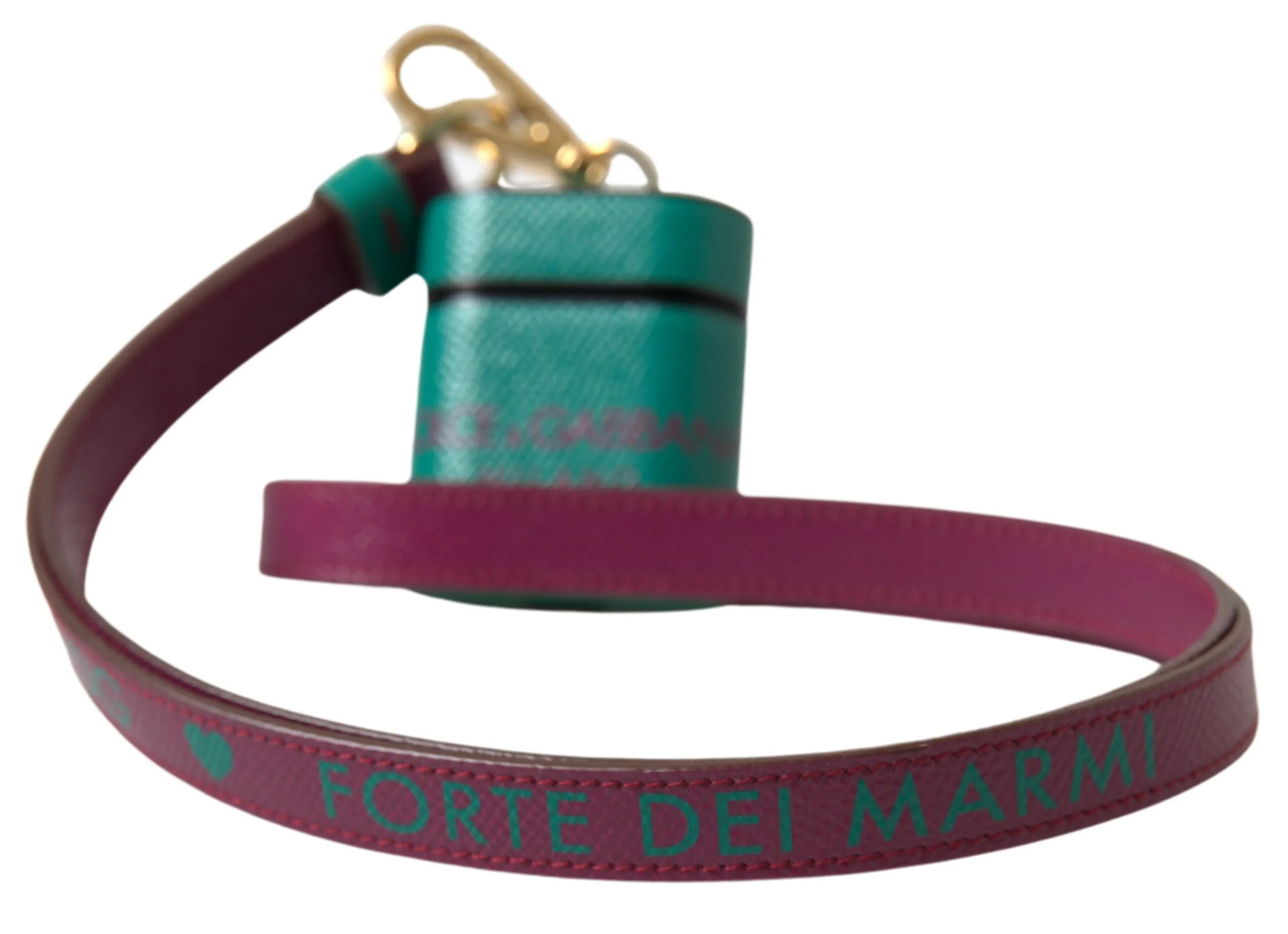 Elegant Leather Airpods Case in Green and Maroon sold by Louxly product image thumbnail 3