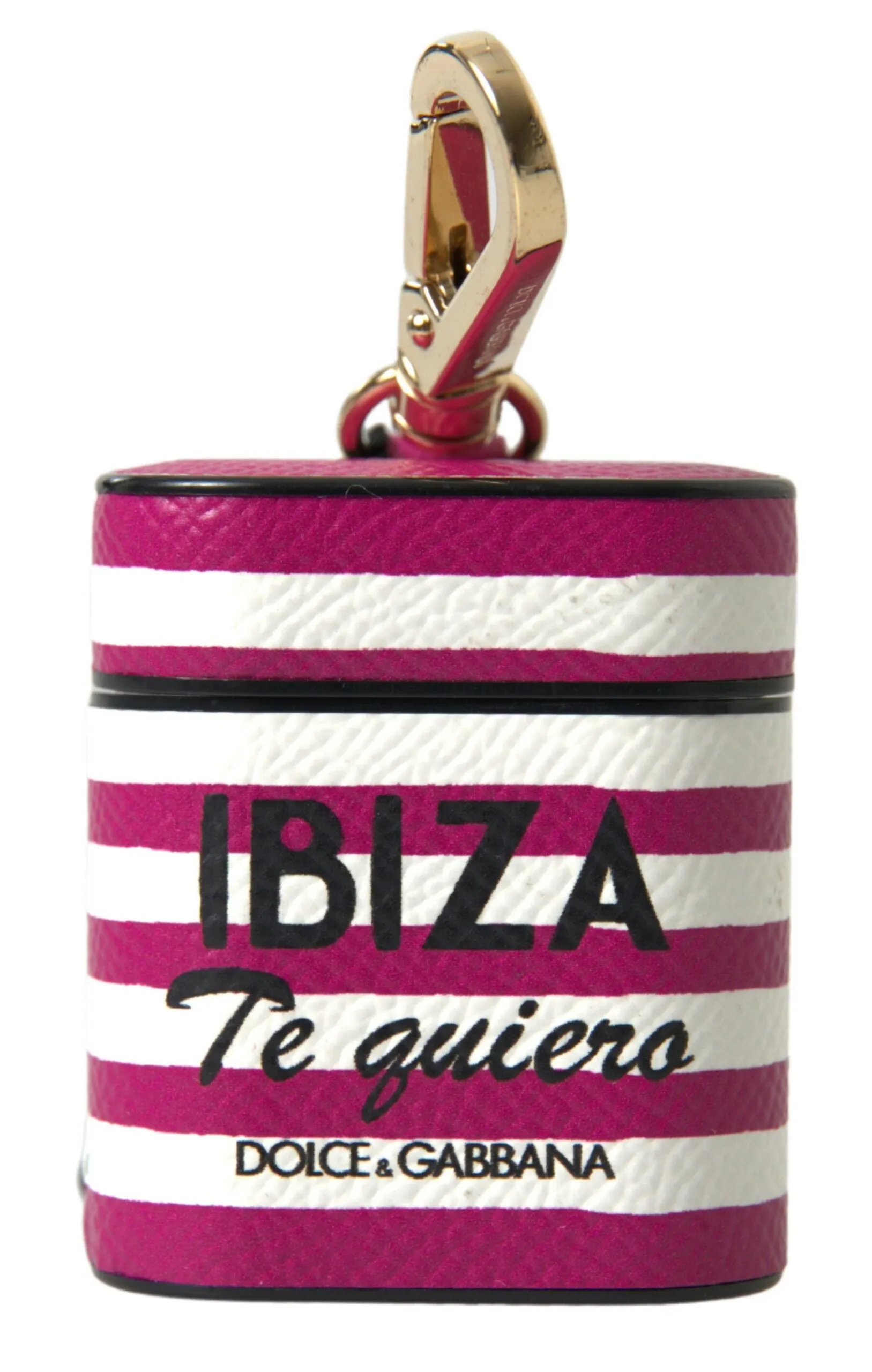 Chic Fuchsia Leather Airpods Case sold by Louxly