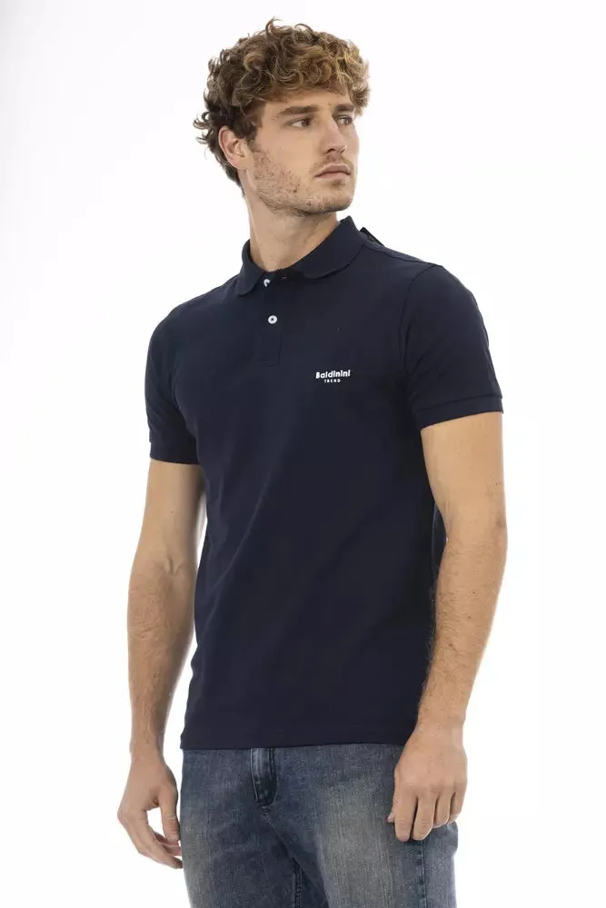 Blue Cotton Men Polo sold by Louxly product image thumbnail 2