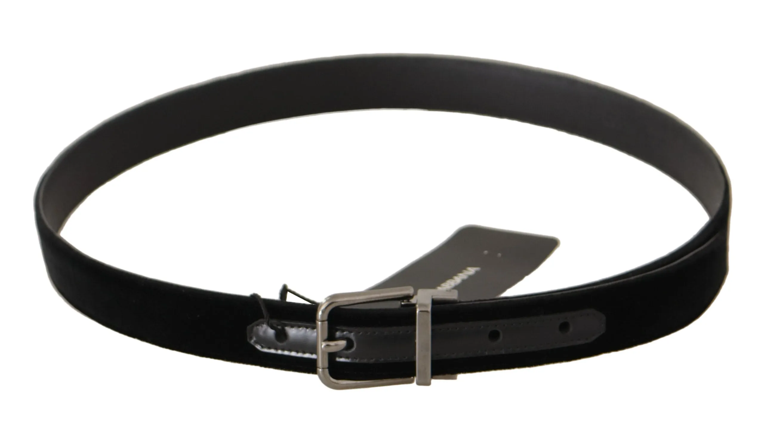 Elegant Black Cotton-Leather D&G Belt sold by Louxly product image thumbnail 3