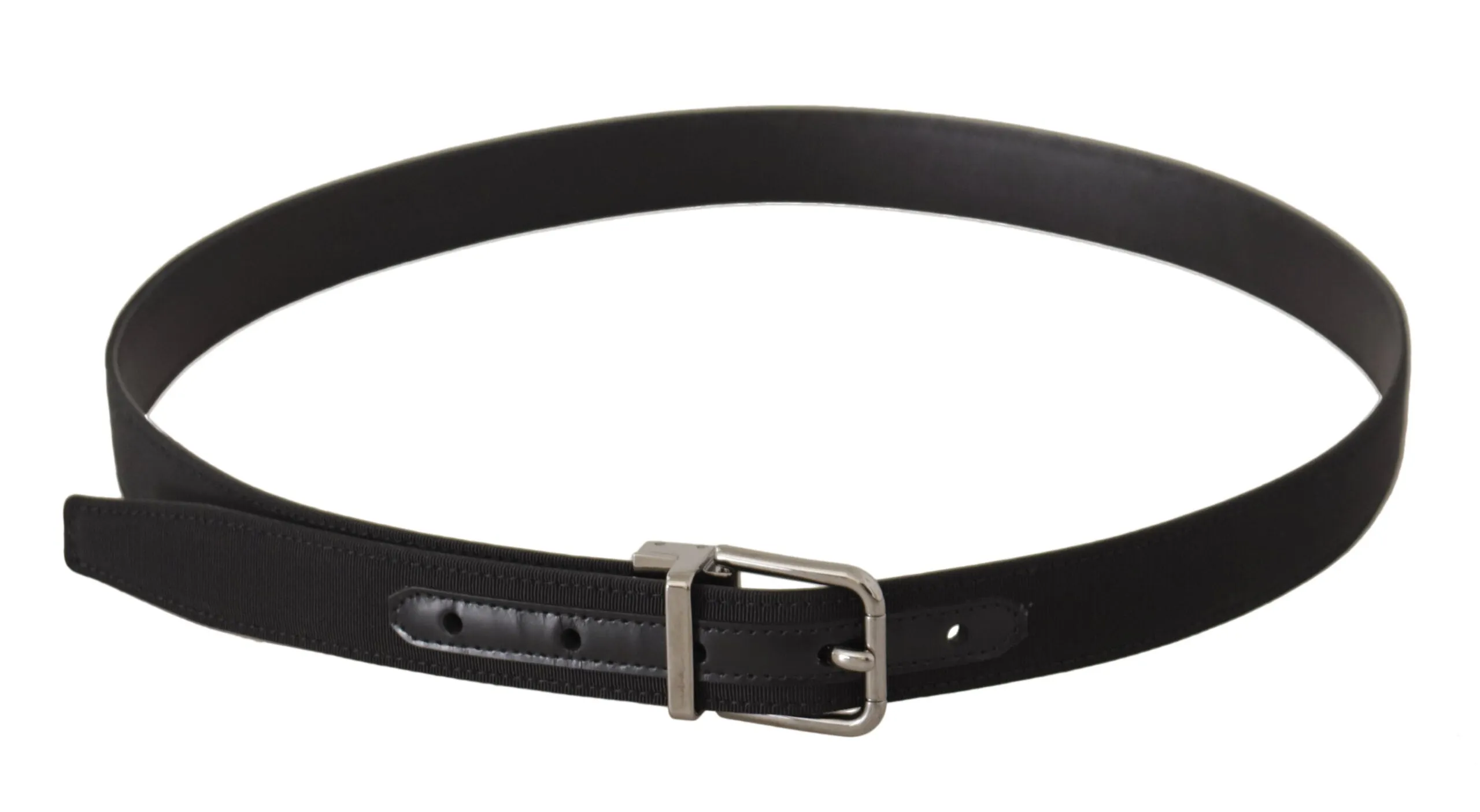 Elegant Black Leather Belt with Metal Buckle sold by Louxly product image thumbnail 3