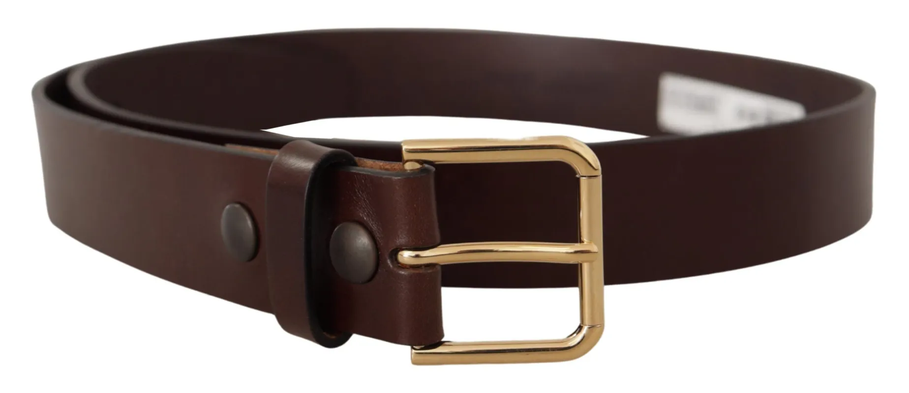 Elegant Black Leather Belt with Metal Buckle sold by Louxly