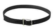 Elegant Black Leather Designer Belt sold by Louxly