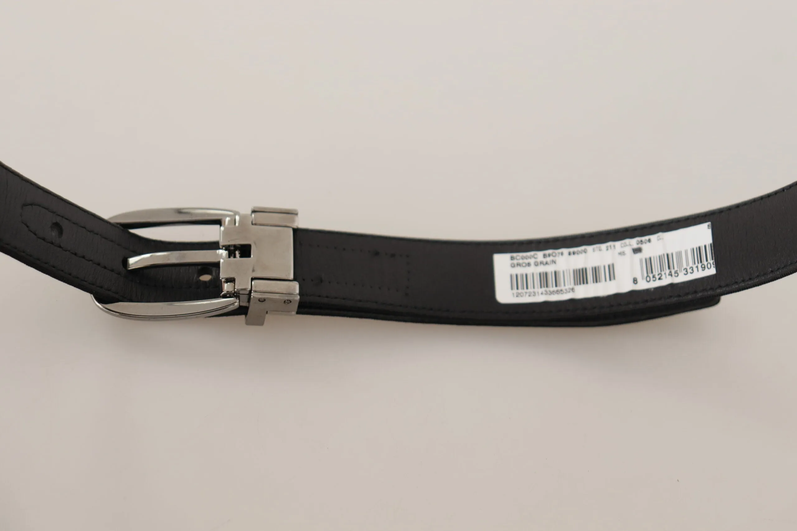 Elegant Black Leather Designer Belt sold by Louxly product image thumbnail 4