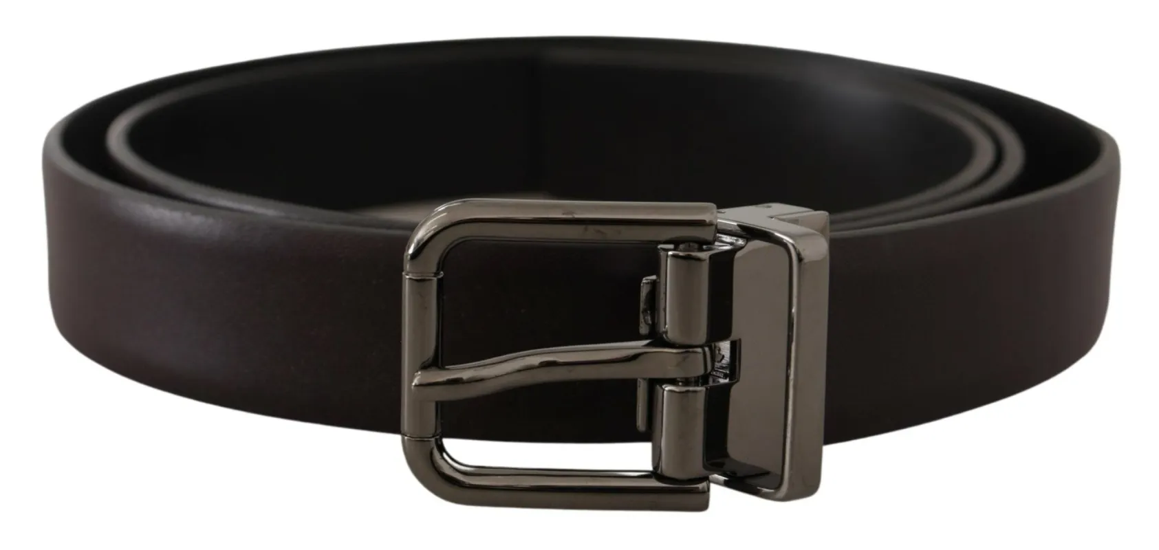 Elegant Dark Brown Leather Belt sold by Louxly