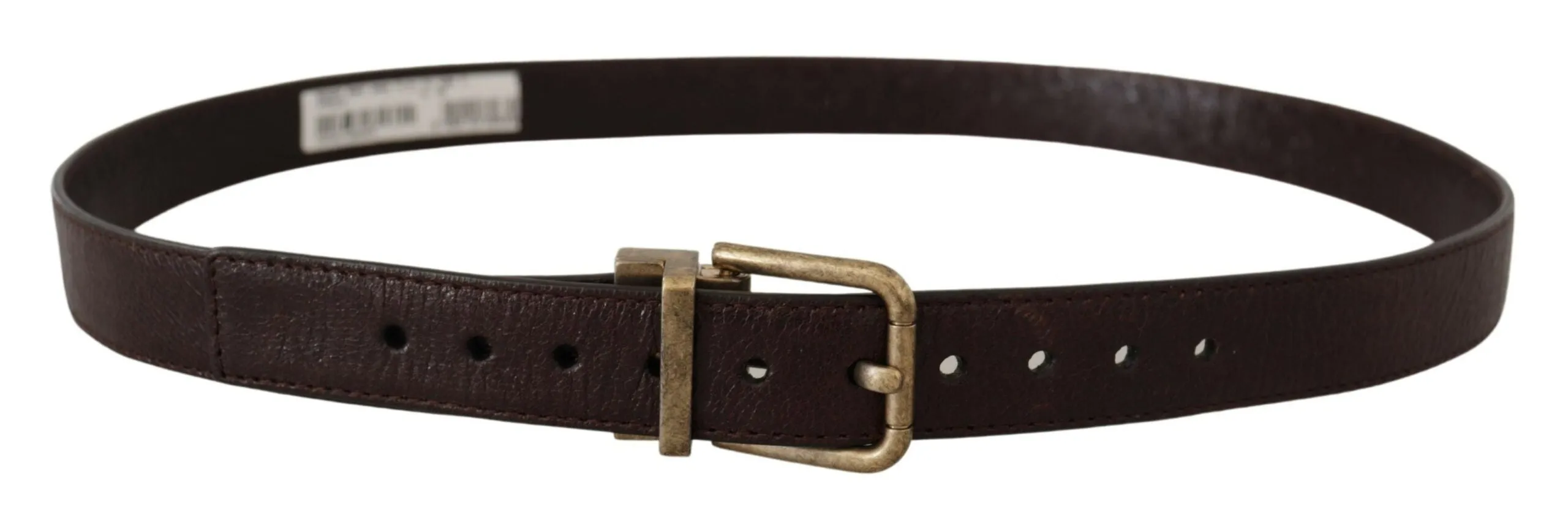 Elegant Leather Belt with Engraved Buckle sold by Louxly product image thumbnail 3