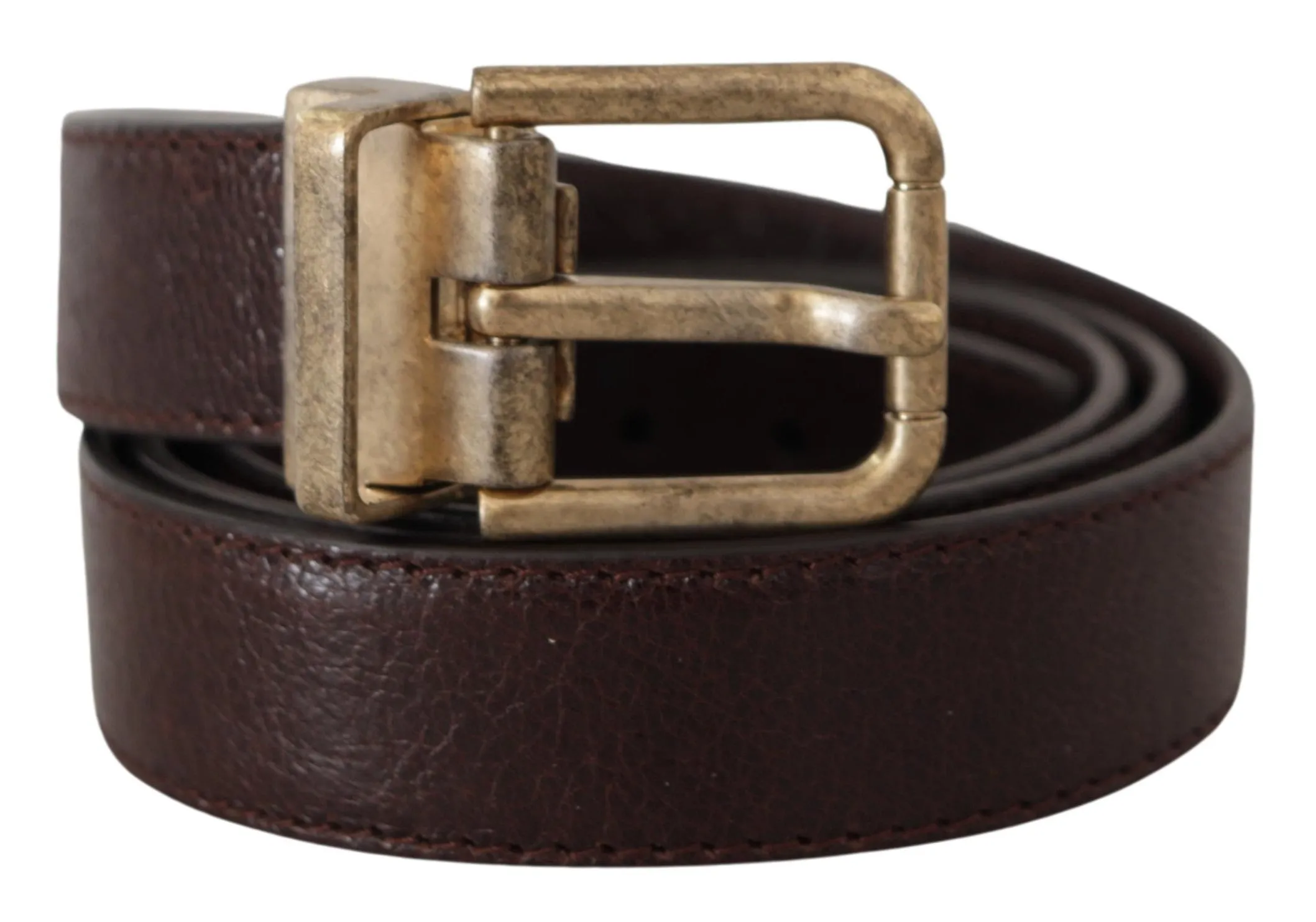 Elegant Leather Belt with Engraved Buckle sold by Louxly product image thumbnail 2