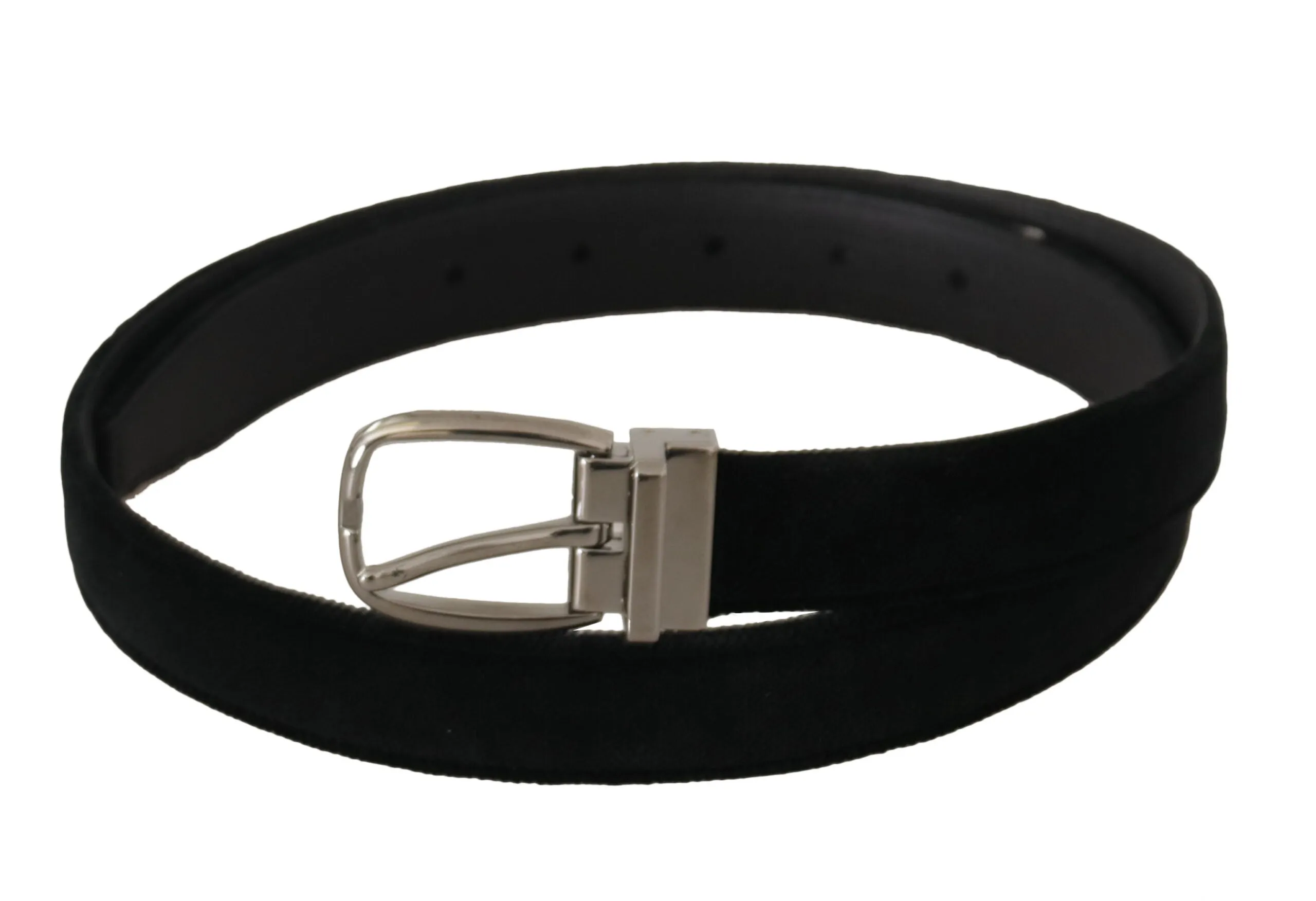 Elegant Black Velvet Engraved Buckle Belt sold by Louxly product image thumbnail 2