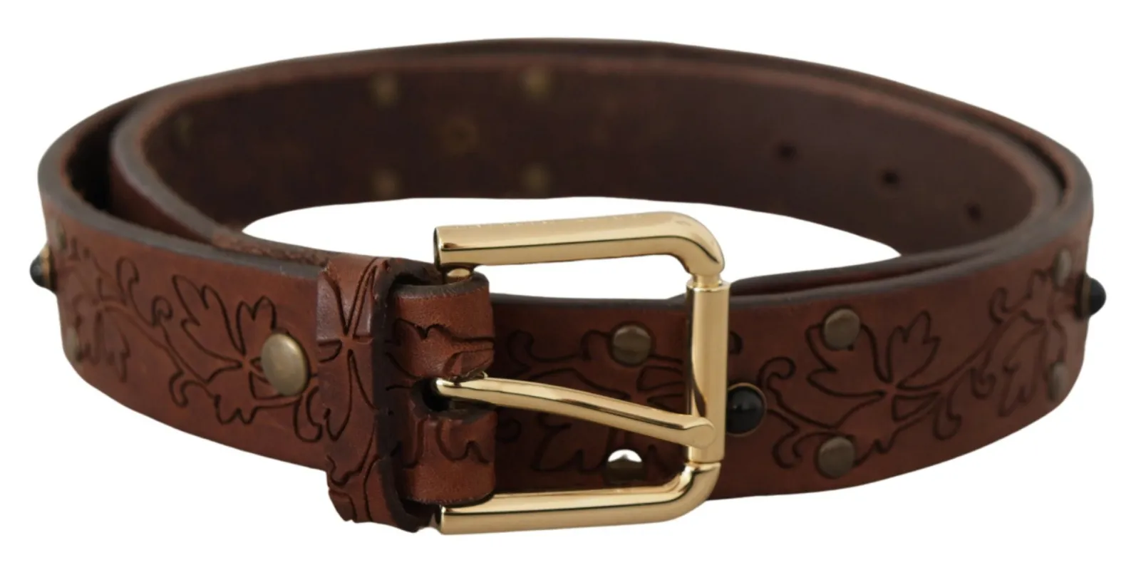 Elegant Leather Belt with Metal Buckle sold by Louxly
