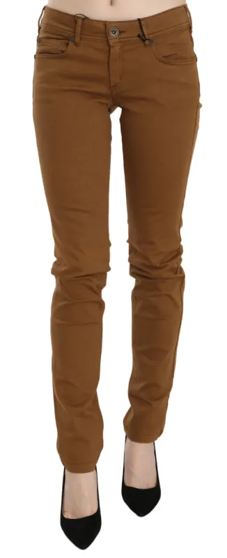 Chic Mid Waist Skinny Cotton Pants sold by Louxly