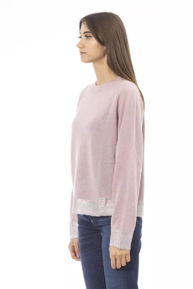 Pink Wool Women Sweater sold by Louxly product image thumbnail 2
