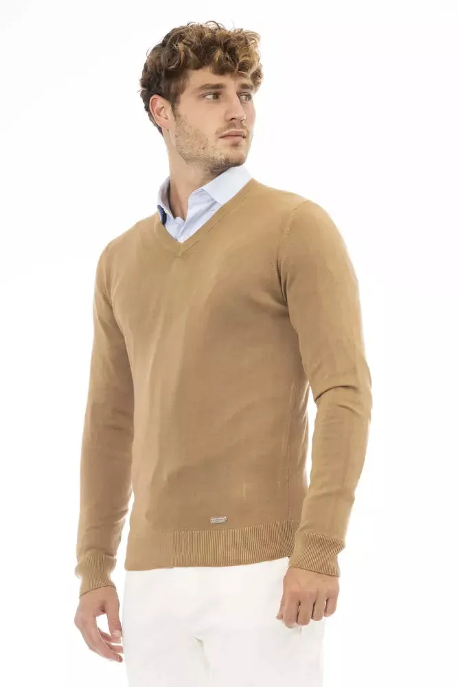 Beige Modal Men Sweater sold by Louxly product image thumbnail 2