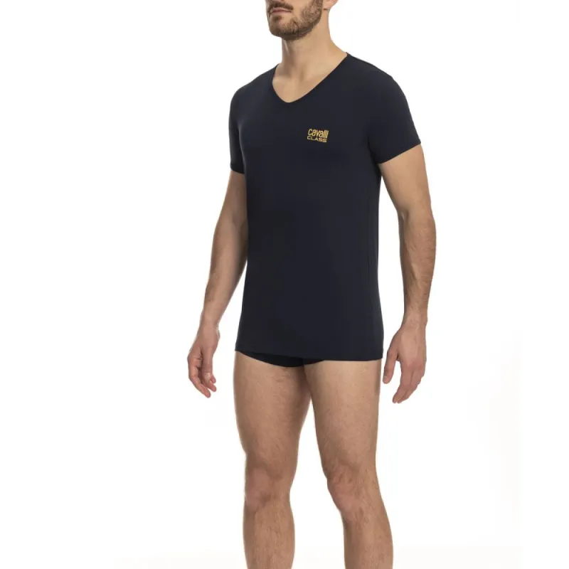 Blue Cotton Men T-Shirt sold by Louxly