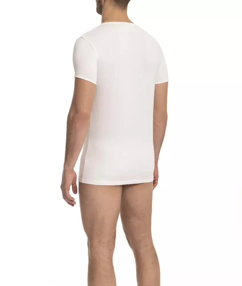 White Cotton Men T-Shirt sold by Louxly product image thumbnail 2