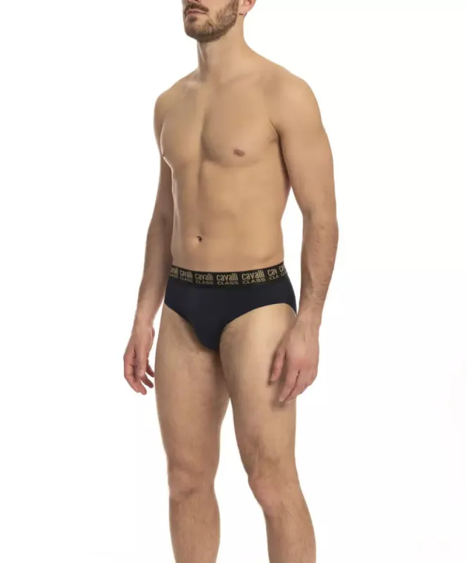 Blue Cotton Men Brief sold by Louxly