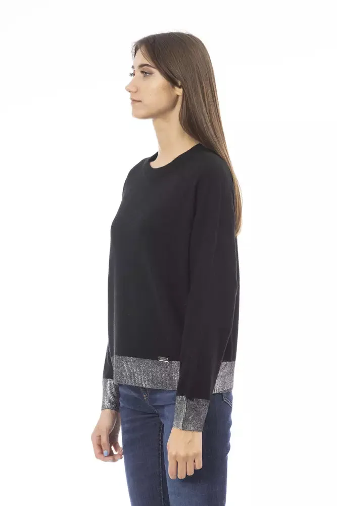 Black Wool Women Sweater sold by Louxly product image thumbnail 2