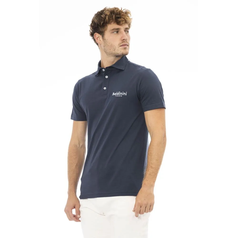 Blue Cotton Men Polo sold by Louxly product image thumbnail 2