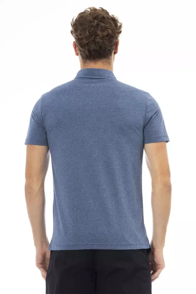 Blue Cotton Men Polo sold by Louxly product image thumbnail 3