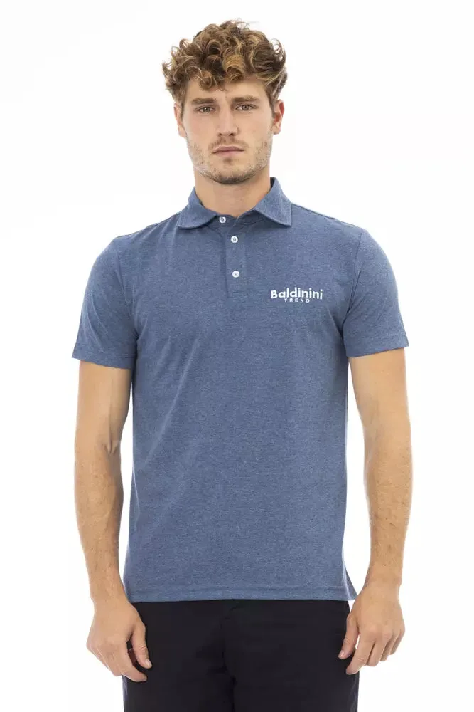 Blue Cotton Men Polo sold by Louxly
