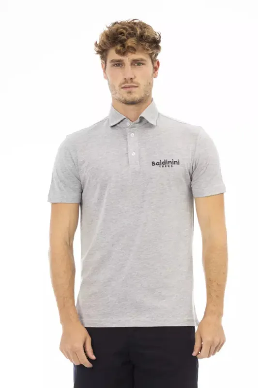 Gray Cotton Men Polo sold by Louxly