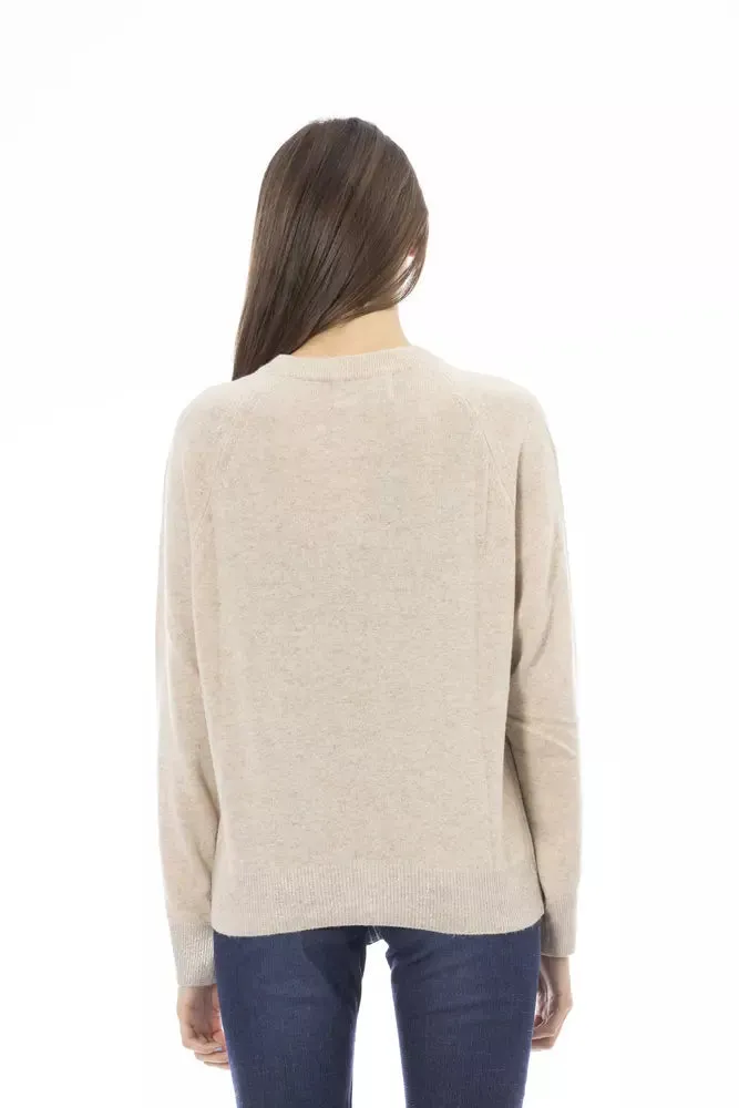 Beige Cashmere Women Sweater sold by Louxly product image thumbnail 3