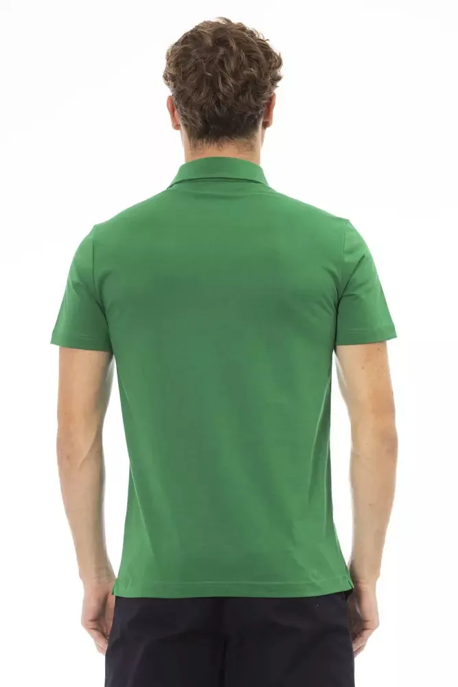 Green Cotton Men Polo sold by Louxly product image thumbnail 3