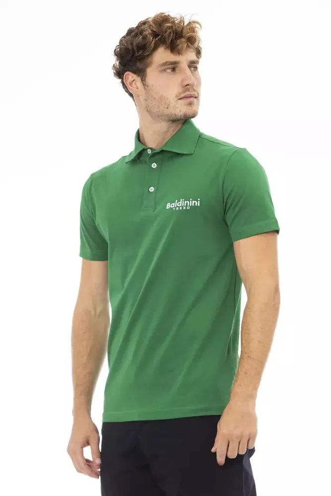 Green Cotton Men Polo sold by Louxly product image thumbnail 2