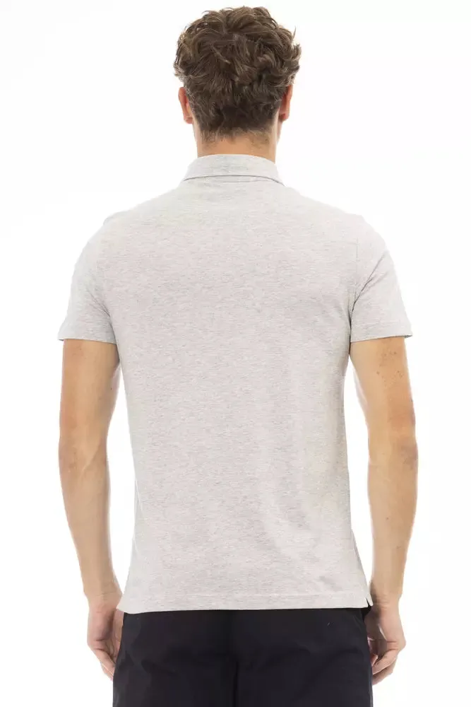 Gray Cotton Men Polo sold by Louxly product image thumbnail 3