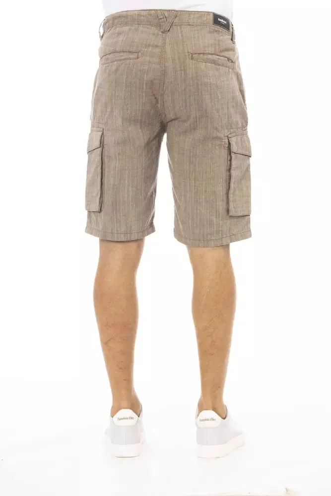 Brown Cotton Men Cargo Short sold by Louxly product image thumbnail 3