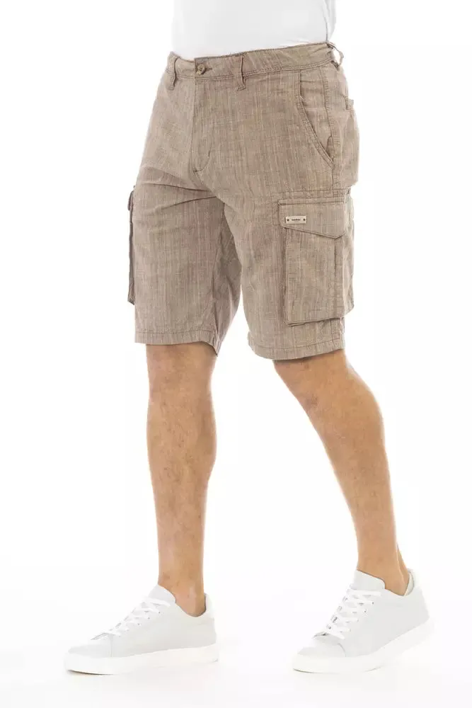 Brown Cotton Men Cargo Short sold by Louxly product image thumbnail 2