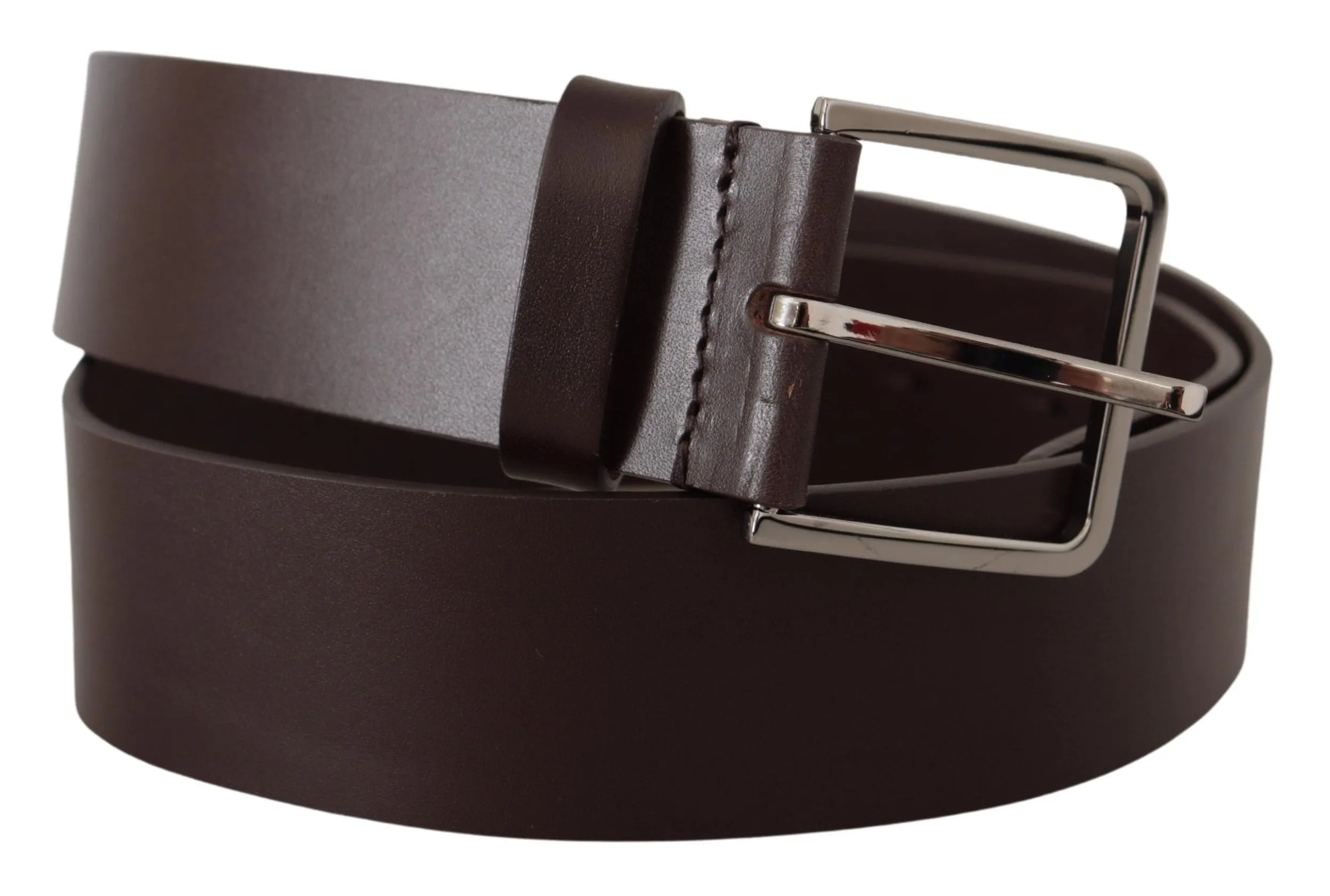 Elegant Dark Brown Leather Belt sold by Louxly product image thumbnail 2