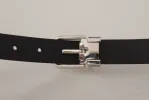 Elegant Leather Belt with Metal Buckle sold by Louxly