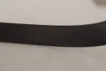 Sleek Black Leather Belt with Metal Buckle sold by Louxly